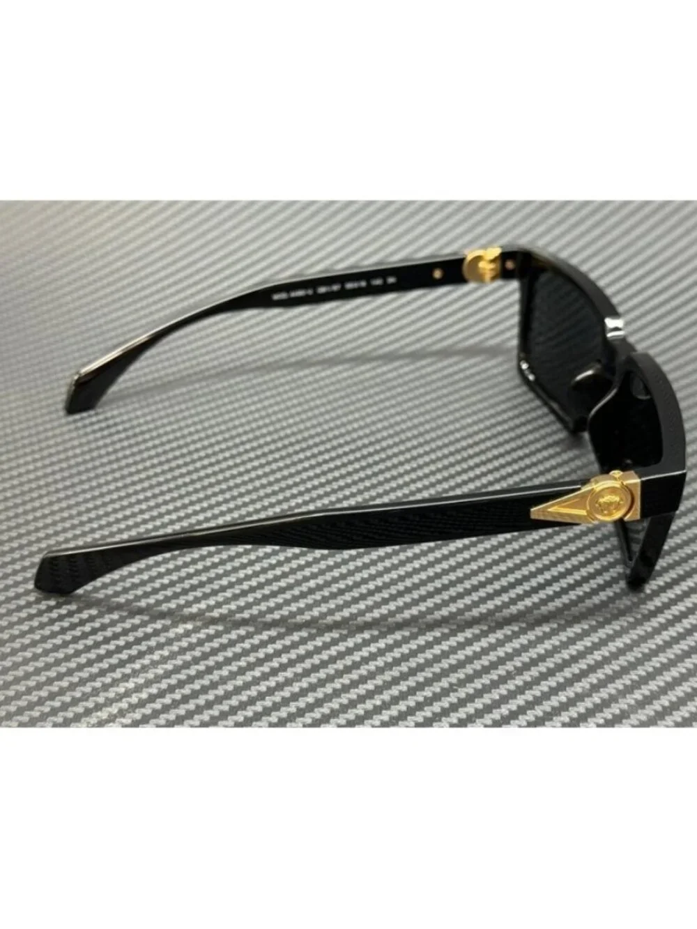 New Versace Men Black Sunglasses 55-18-140